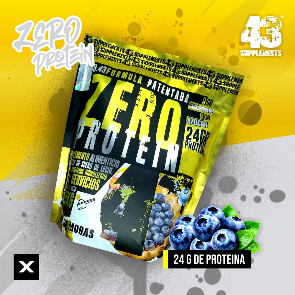 Foto 6 pulgar | 43 Proteina Zero Hidrolizada 1 Kg Pay De Mora 43 Supplements