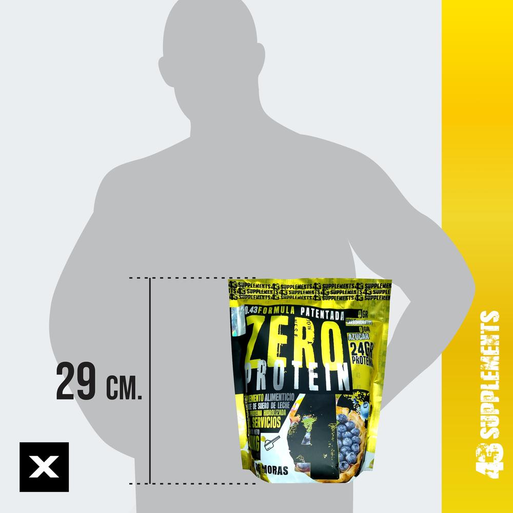 Foto 6 | 43 Proteina Zero Hidrolizada 1 Kg Pay De Mora 43 Supplements