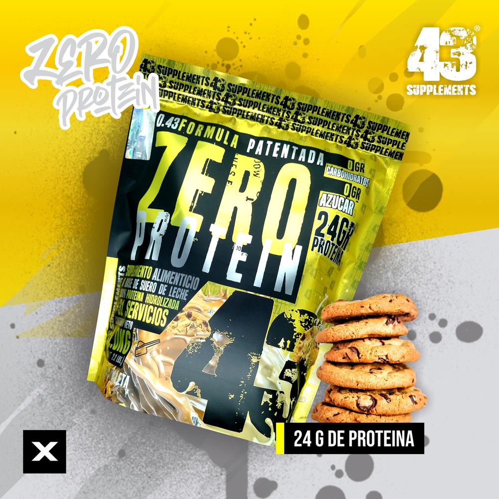 Foto 6 pulgar | 43 Proteina Zero Hidrolizada 1 Kg Galleta 43 Supplements