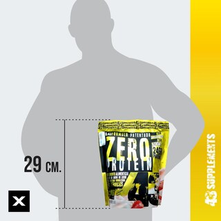 Foto 6 | 43 Proteina Zero Hidrolizada 1 Kg Fresa 43 Supplements
