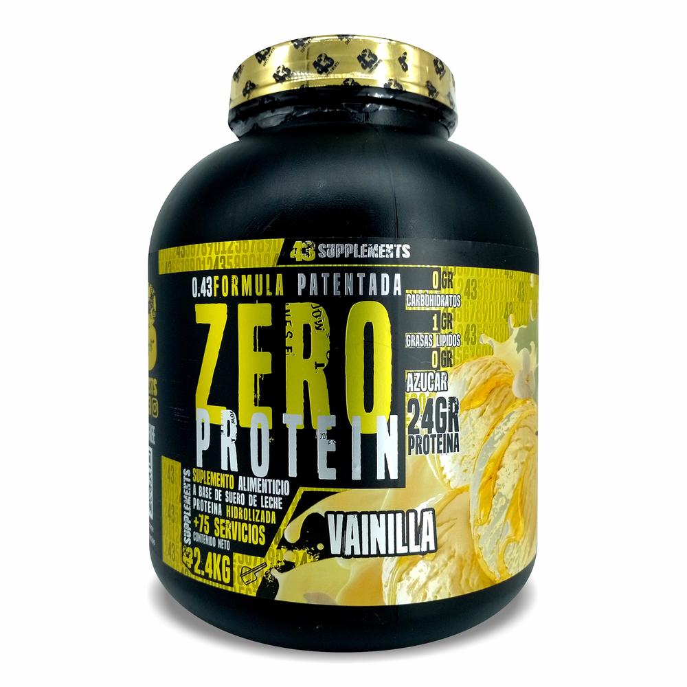 43 Proteina Zero Hidrolizada 2.4 Kg Vainilla 43 Supplements