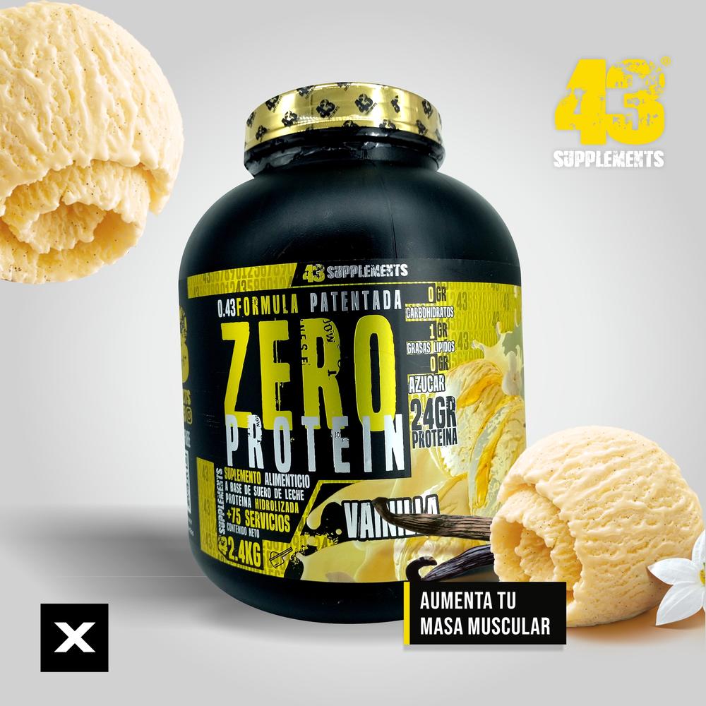 Foto 5 pulgar | 43 Proteina Zero Hidrolizada 2.4 Kg Vainilla 43 Supplements