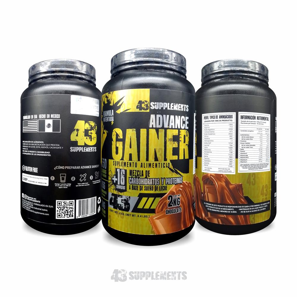 Foto 5 pulgar | Ganador Hard Mass Gainer Chocolate 2 Kg 43 Supplements