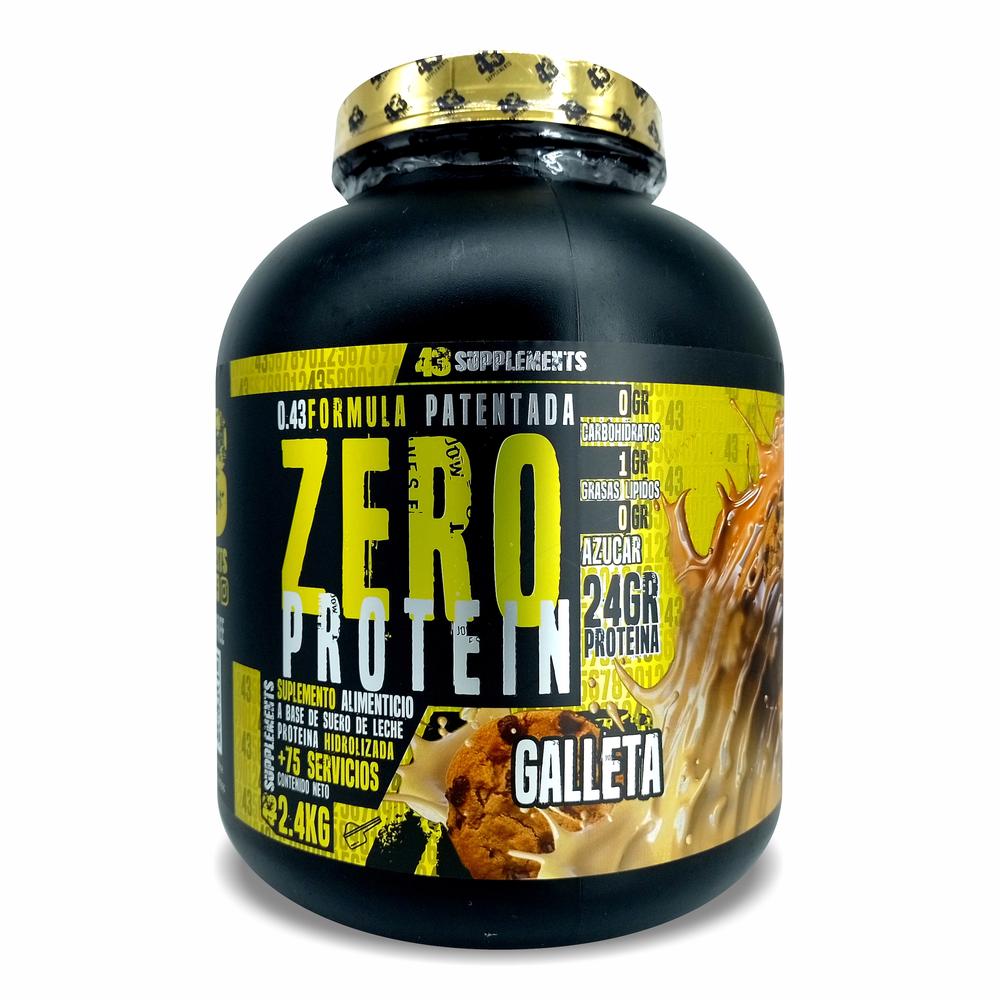 43 Proteina Zero Hidrolizada 2.4 Kg Galleta 43 Supplements.