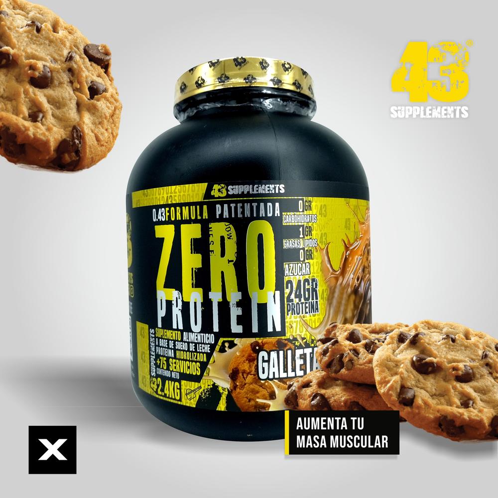 Foto 5 pulgar | 43 Proteina Zero Hidrolizada 2.4 Kg Galleta 43 Supplements.