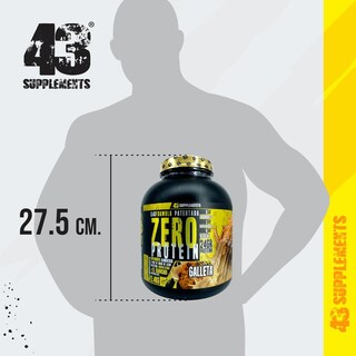 Foto 5 | 43 Proteina Zero Hidrolizada 2.4 Kg Galleta 43 Supplements.