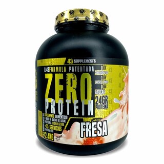 Foto 1 | 43 Proteina Zero Hidrolizada 2.4 Kg Fresa 43 Supplements