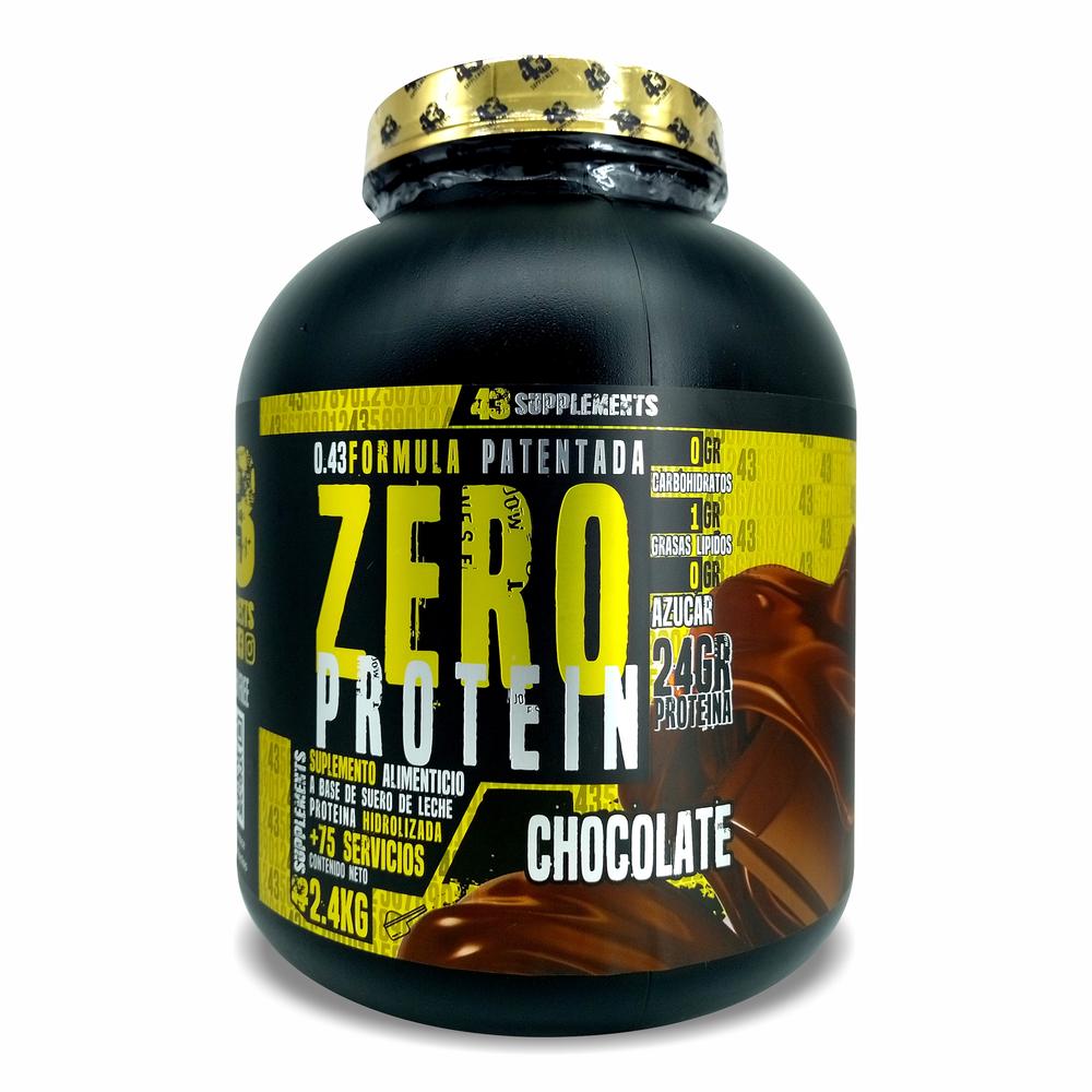 43 Proteina Zero Hidrolizada 2.4 Kg Chocolate 43 Supplements