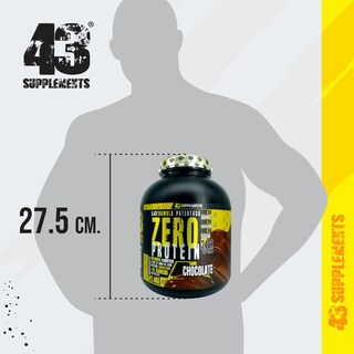 Foto 5 | 43 Proteina Zero Hidrolizada 2.4 Kg Chocolate 43 Supplements