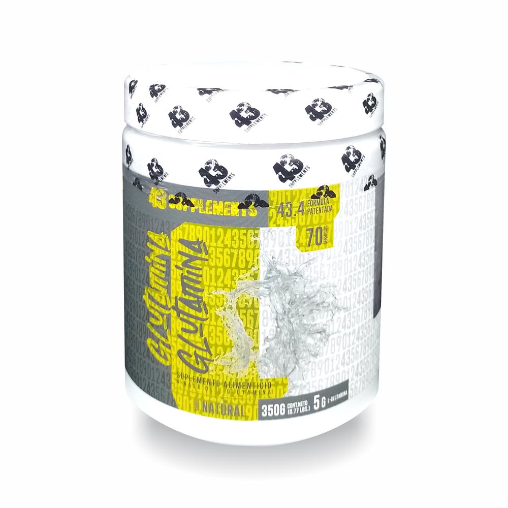 Foto 2 pulgar | Glutamina En Polvo Sin Sabor 350 G 43 Supplements