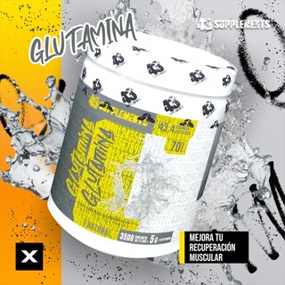 Foto 5 | Glutamina En Polvo Sin Sabor 350 G 43 Supplements