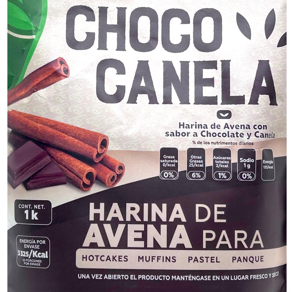 Foto 6 pulgar | Harina De Avena Para Hotcakes Choco Canela 1 Kg Nutrilinea