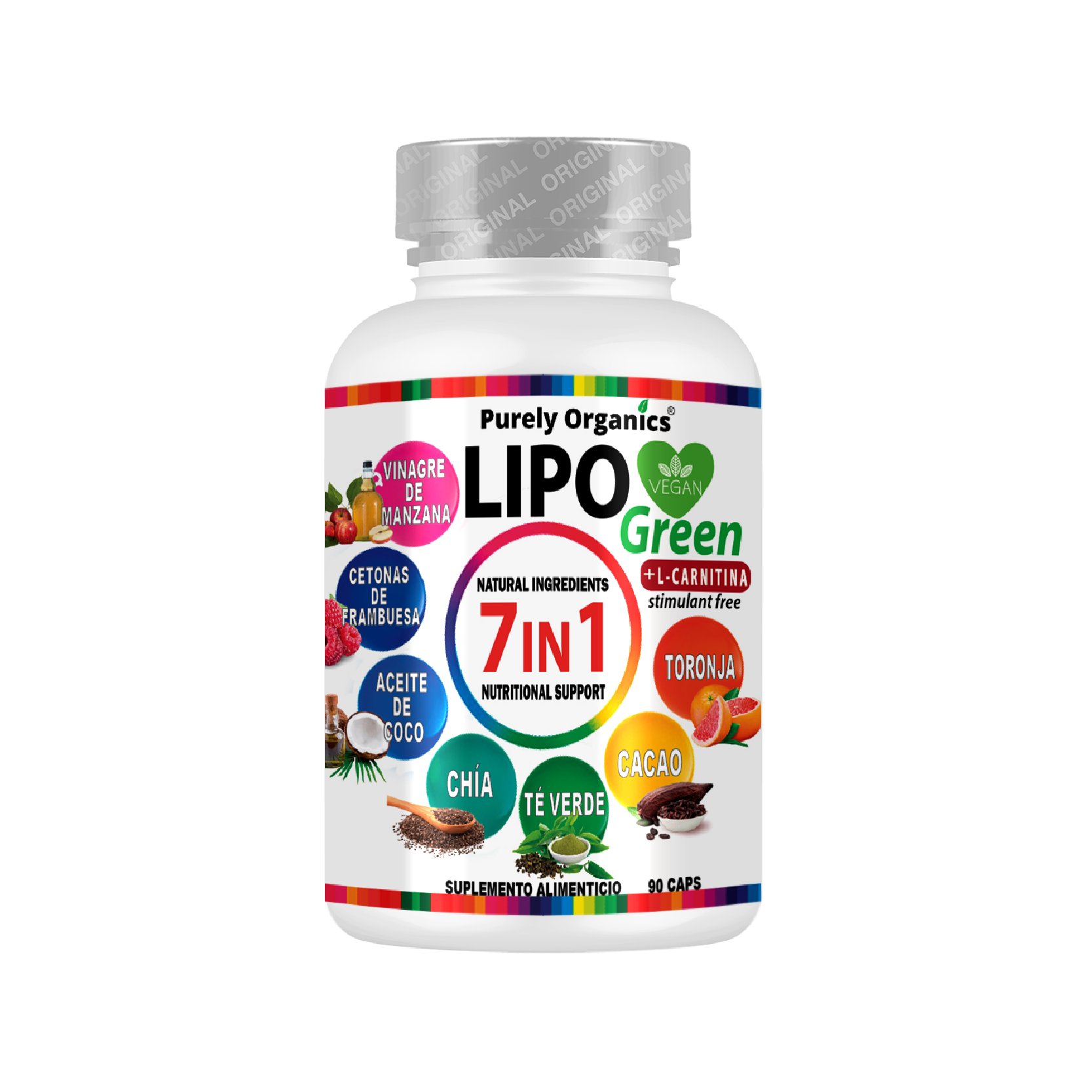 Foto 2 pulgar | Lipogreen 90 Capsulas