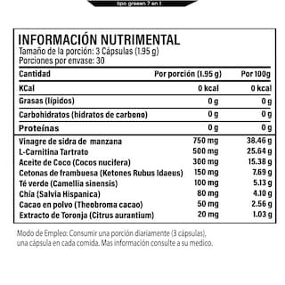 Foto 2 | Lipogreen 90 Capsulas