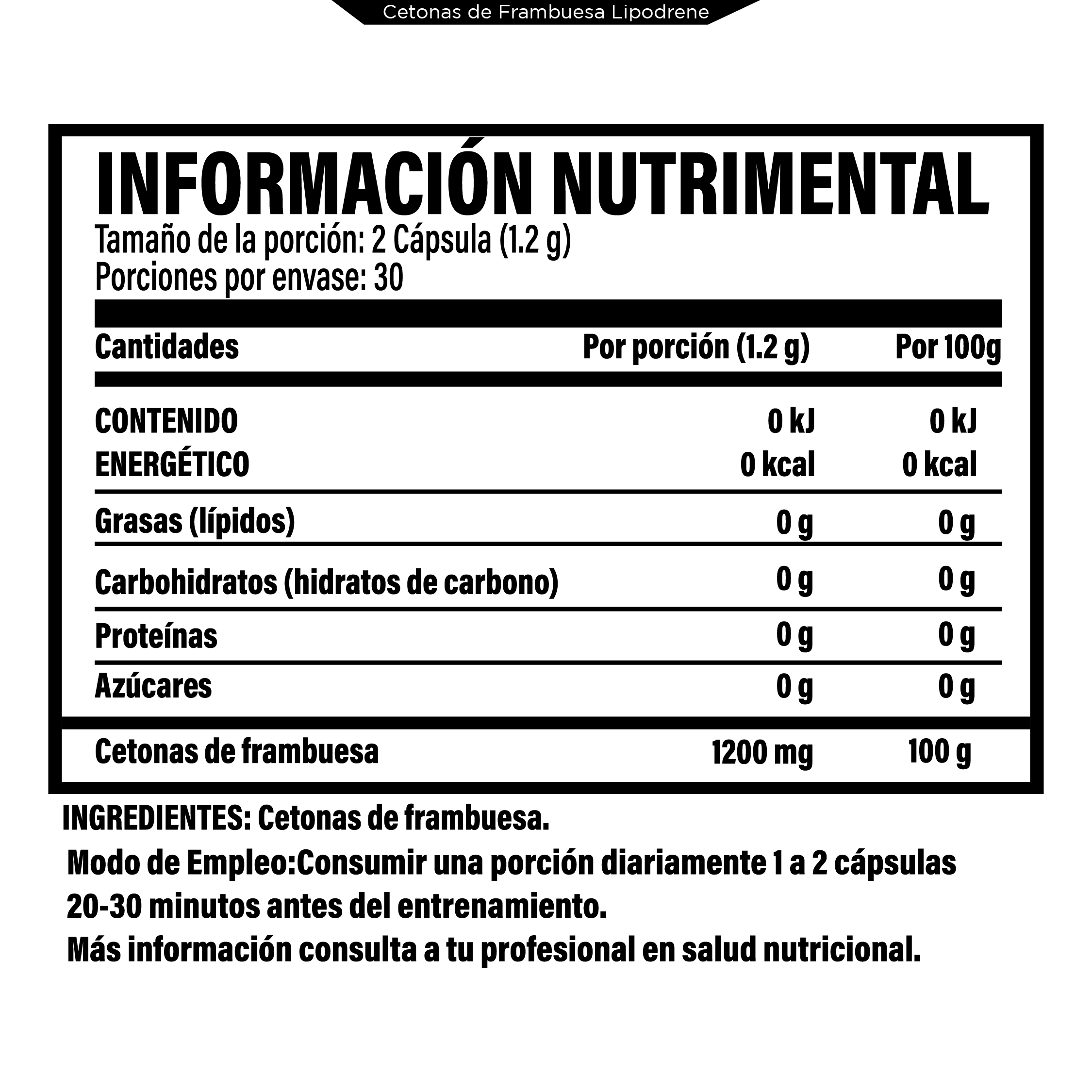Foto 3 pulgar | Cetonas De Frambuesa