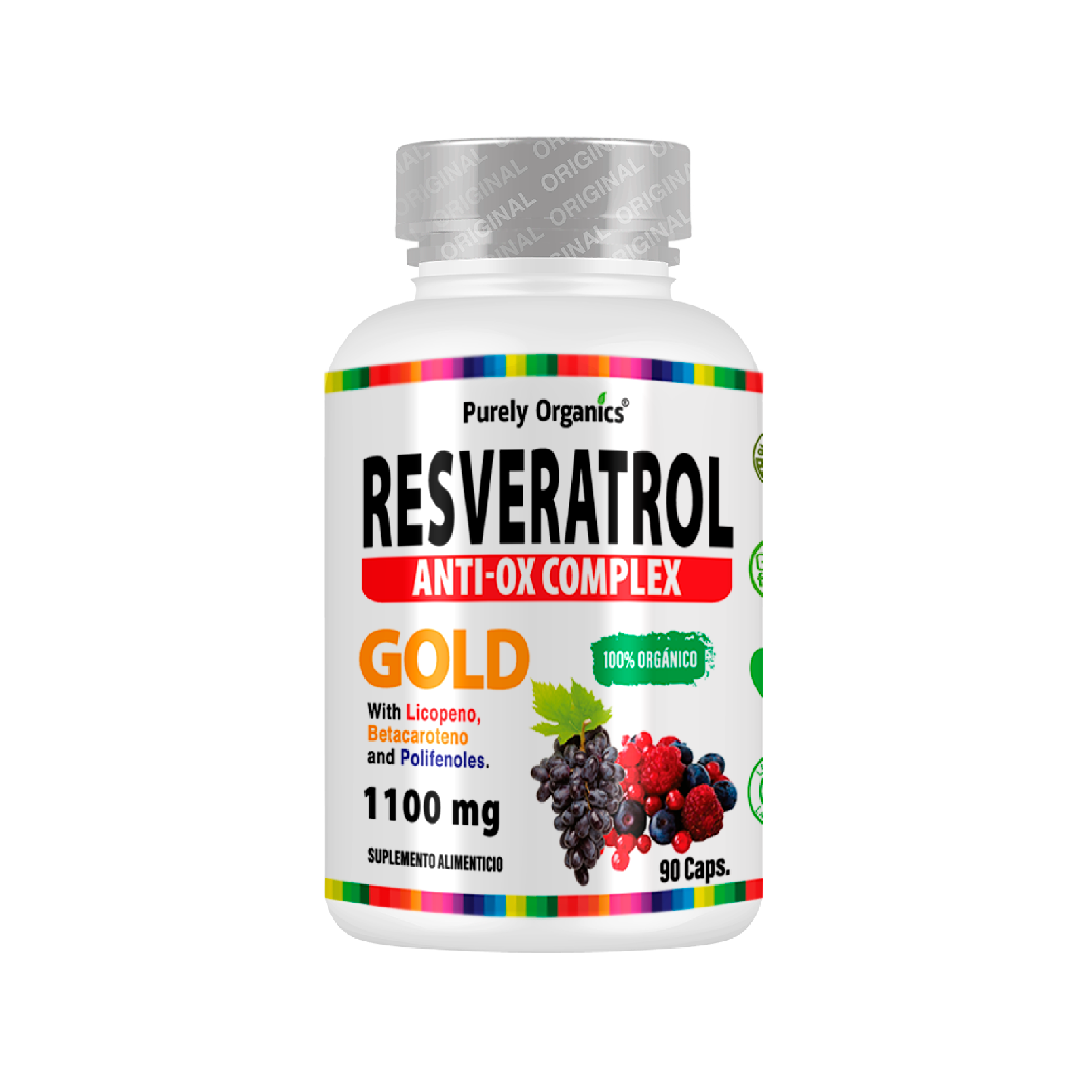 Resveratrol 90 Cápsulas.