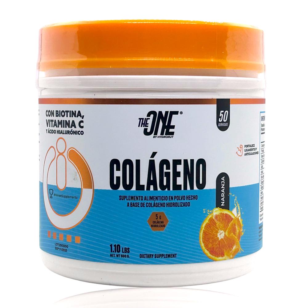 Foto 2 pulgar | Colágeno Hidrolizado Biotina A. Hialurónico 500 Grs Naranja The One