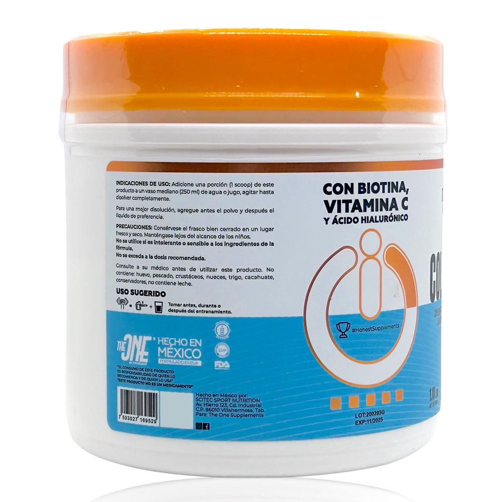 Foto 4 pulgar | Colágeno Hidrolizado Biotina A. Hialurónico 500 Grs Naranja The One