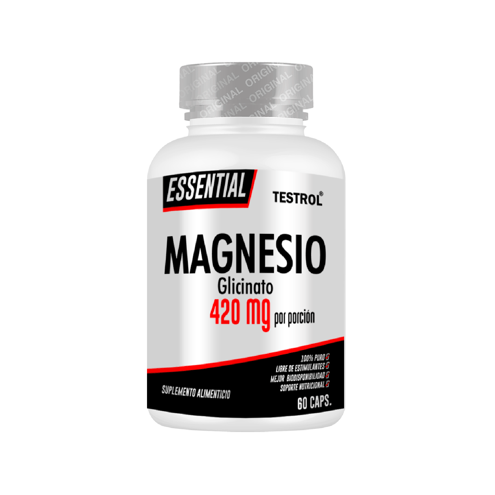 Foto 1 | Magnesio Essential 60 Cápsulas