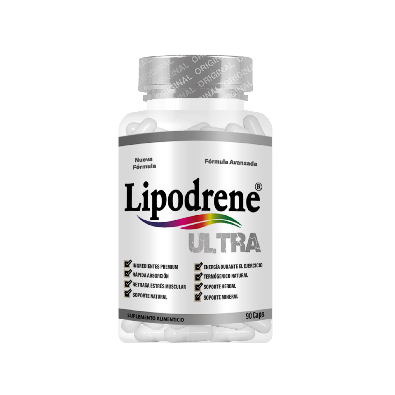 Foto 2 pulgar | Lipodrene Ultra 90 Cápsulas