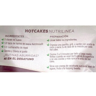 Foto 3 | Harina De Avena Para Hotcakes Frappuccino 1 Kg Nutrilinea