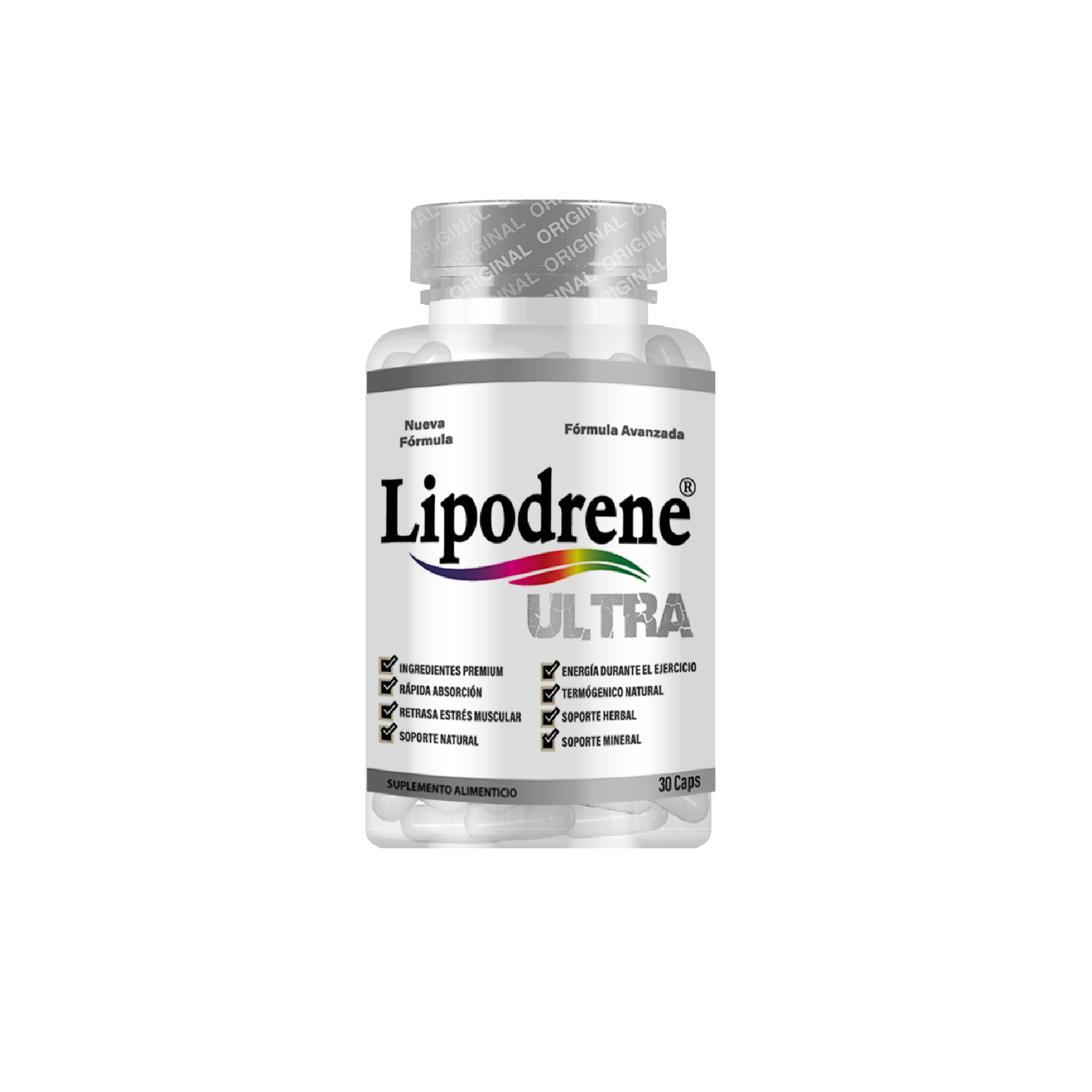 Foto 2 pulgar | Lipodrene Ultra 30 Cápsulas