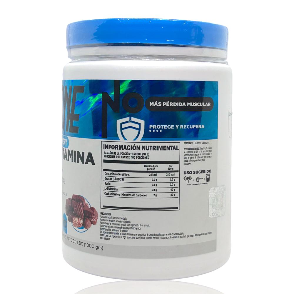 Foto 4 pulgar | Glutamina 1 Kg Sabor Cacao 100 Serv The One Recovery