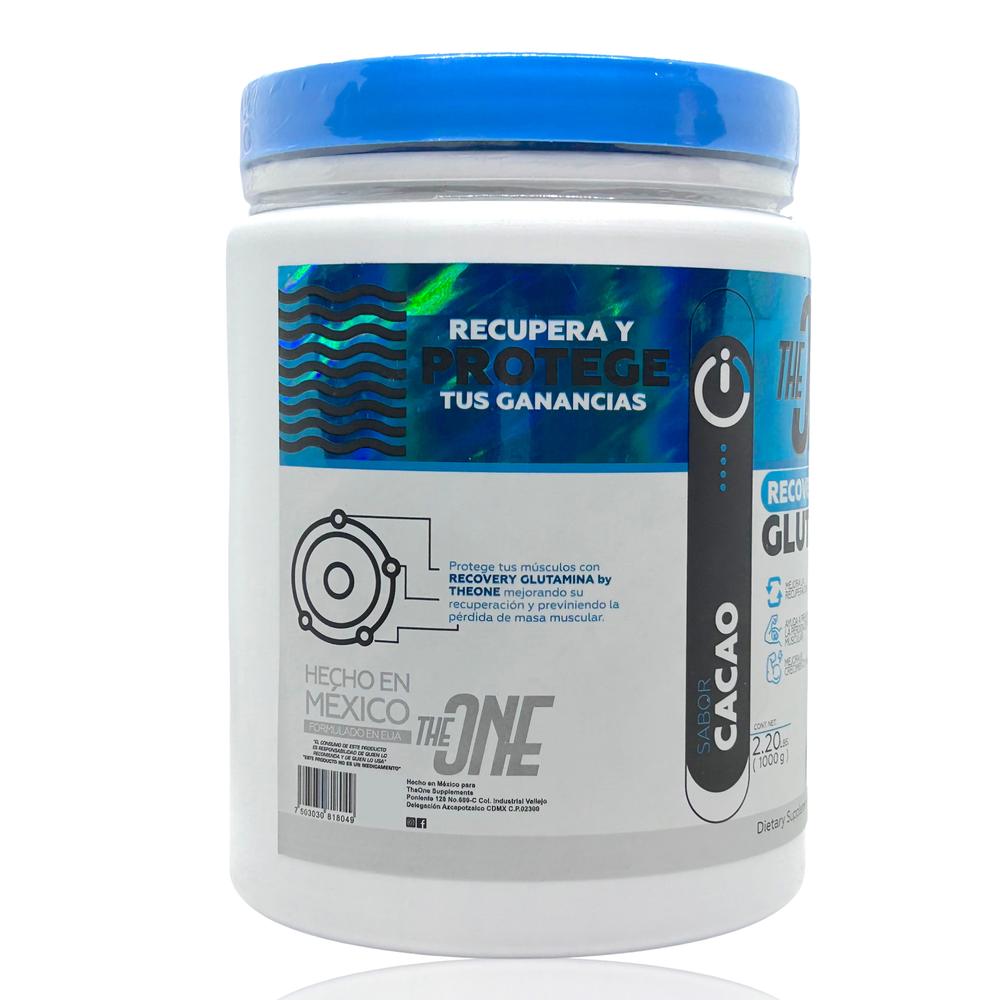 Foto 5 pulgar | Glutamina 1 Kg Sabor Cacao 100 Serv The One Recovery