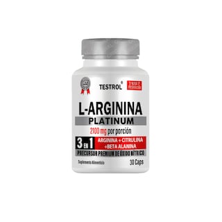 Foto 1 | L-arginina Platinum 2100mg Testrol 3 In 1- 30 Cápsulas