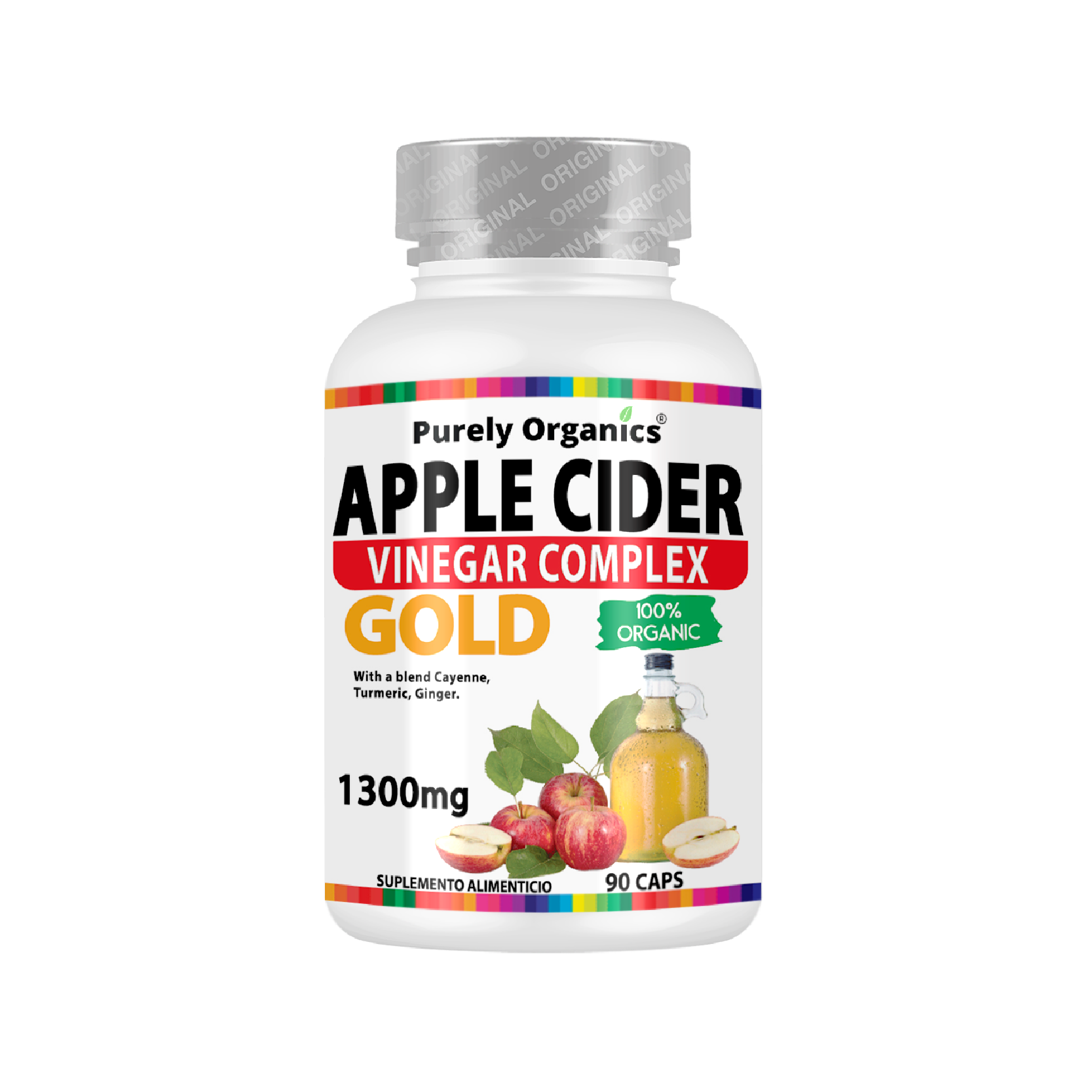 Vinagre De Manzana 90 Cápsulas.