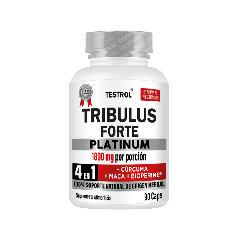 Tribulus Forte 1800mg 4 In 1 Testrol 90 Capsulas