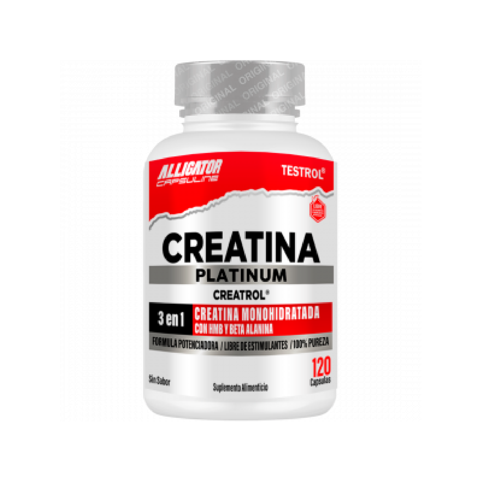 Foto 1 | Creatina Platinum 120 Cápsulas