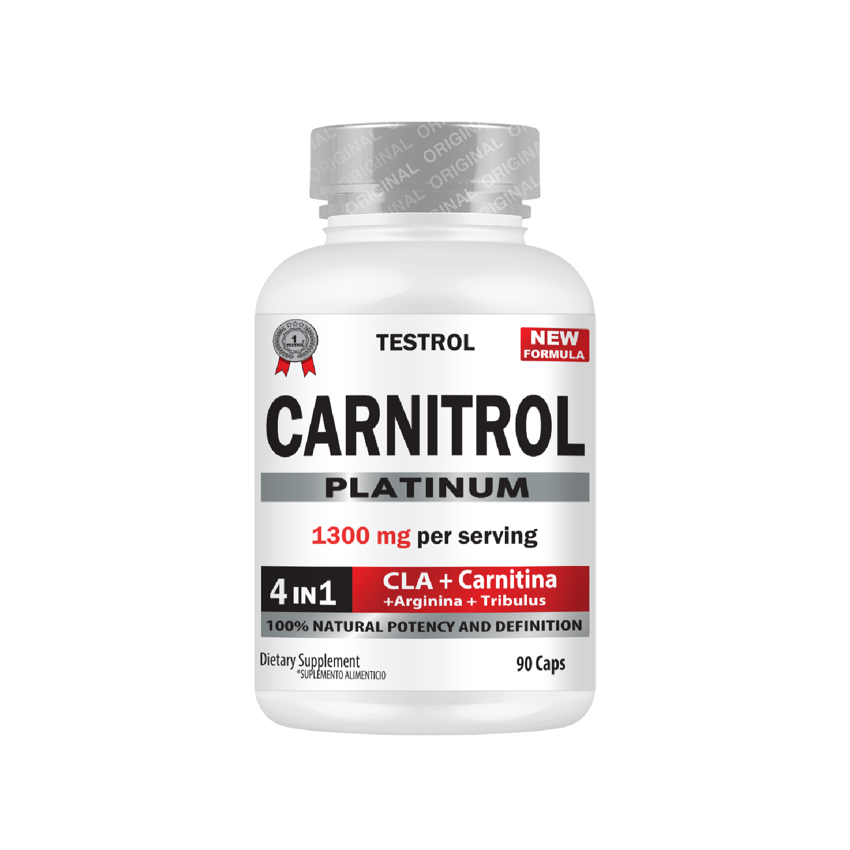 Foto 2 pulgar | Carnitrol Platinum 90 Cápsulas