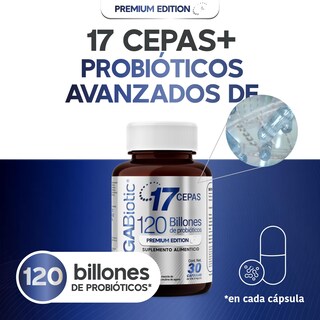 Foto 2 | Suplemento Alimenticio 120 Billones Probioticos y Prebiotico 17 Cepas Premium 30 Capsulas