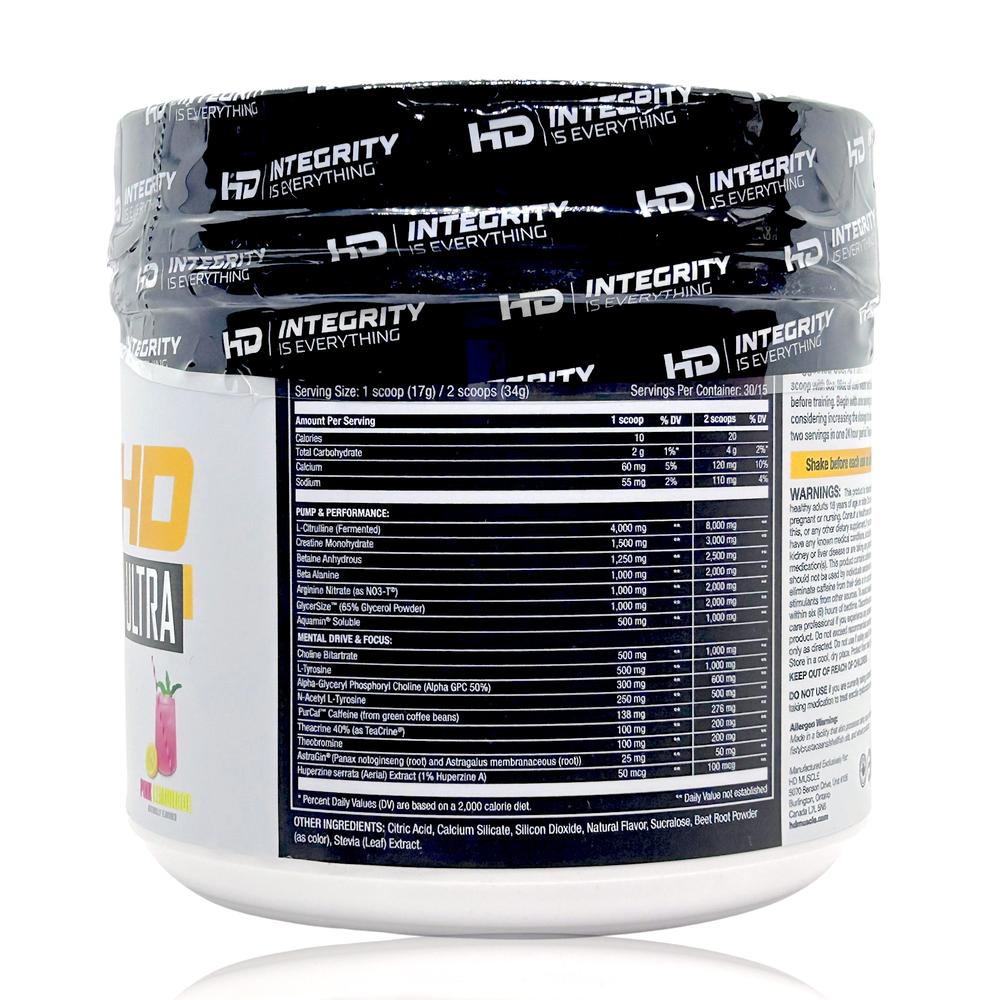 Foto 3 pulgar | Preentreno Pre Hd Ultra Pink Lemonade 30 Serv Hd Muscle.
