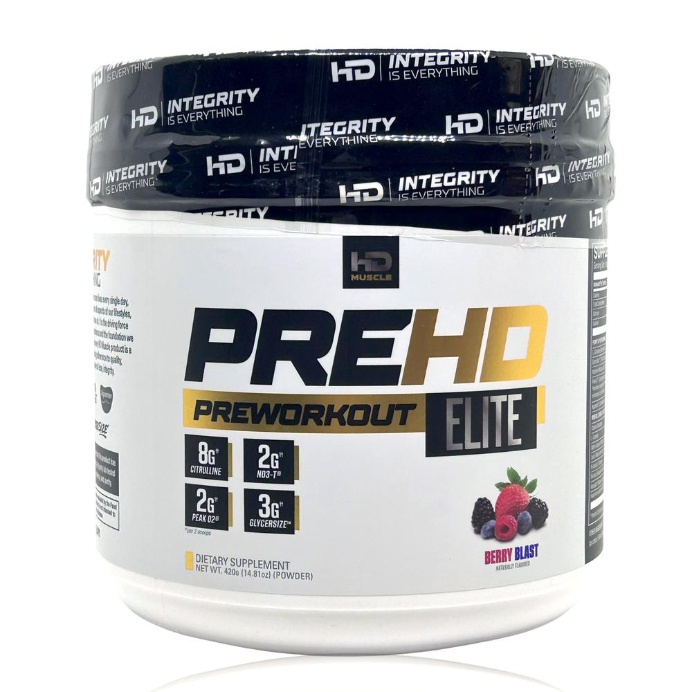 Preentreno Pre Hd Elite Berry Blast 30 Serv Hd Muscle.