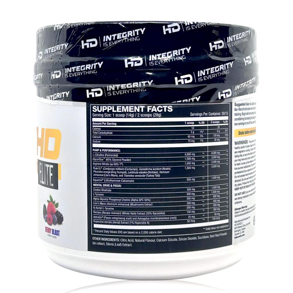 Foto 3 pulgar | Preentreno Pre Hd Elite Berry Blast 30 Serv Hd Muscle.