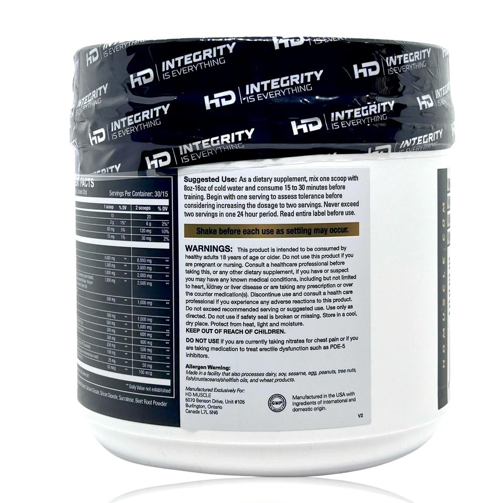 Foto 4 pulgar | Preentreno Pre Hd Elite Berry Blast 30 Serv Hd Muscle.