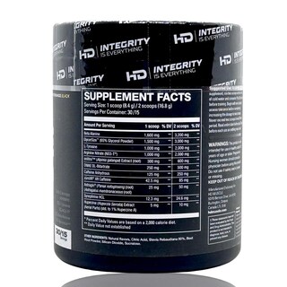 Foto 2 | Preentreno Pre Hd Black Fresa Mango 30 Serv Hd Muscle