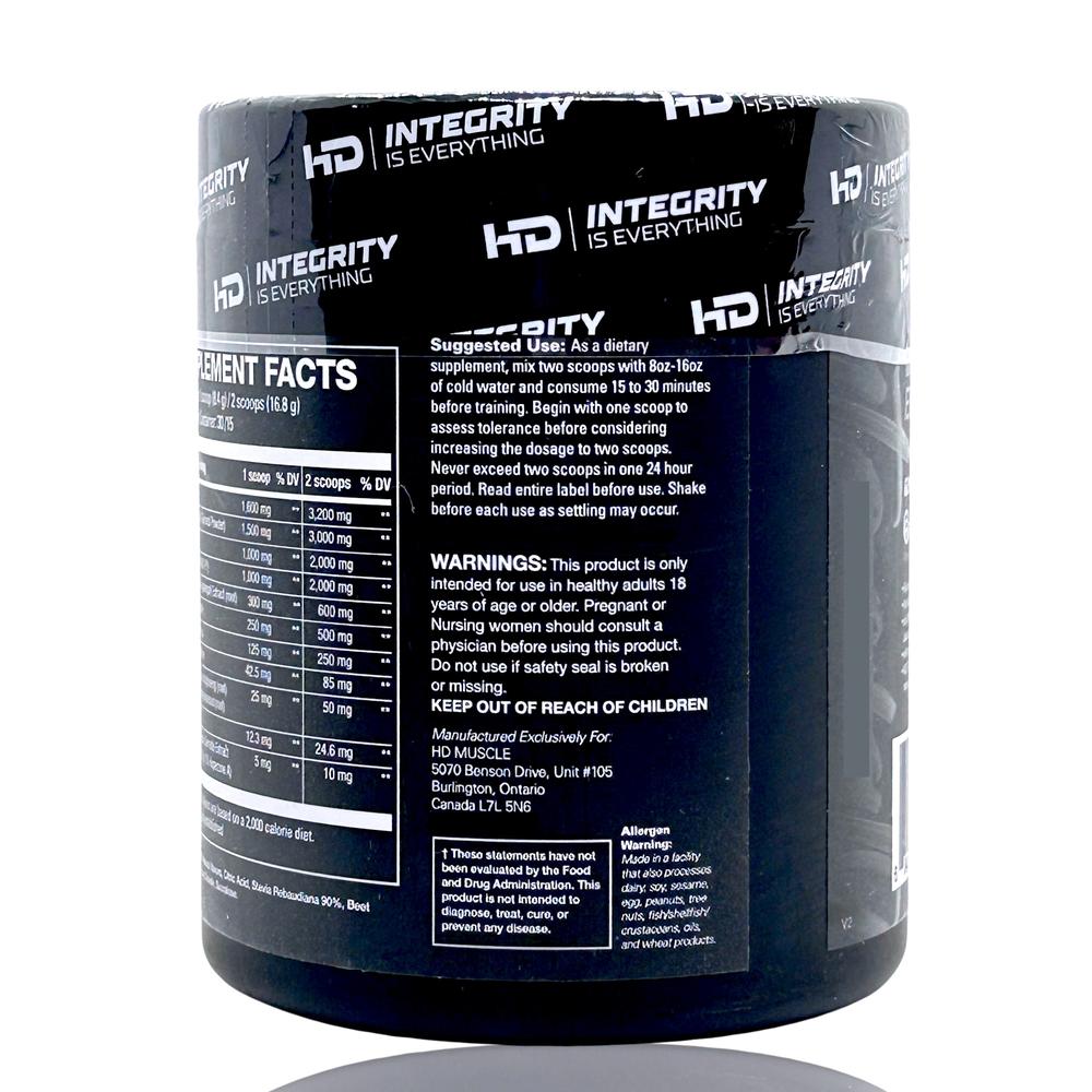 Foto 4 pulgar | Preentreno Pre Hd Black Fresa Mango 30 Serv Hd Muscle
