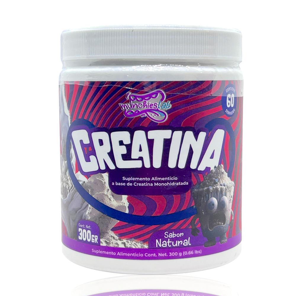 Creatina Monohidratada Natural 300 G Munchieslab