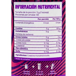Foto 2 | Creatina Monohidratada Natural 300 G Munchieslab