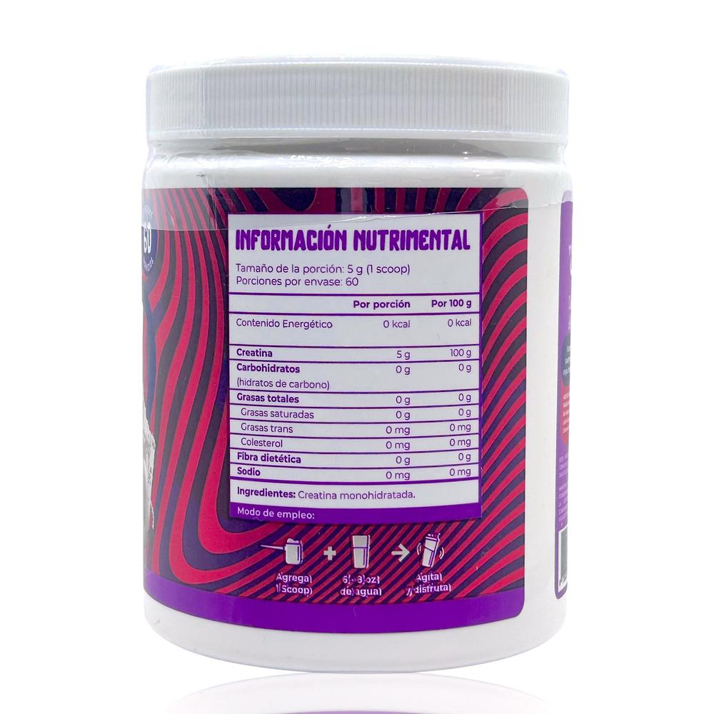Foto 4 pulgar | Creatina Monohidratada Natural 300 G Munchieslab