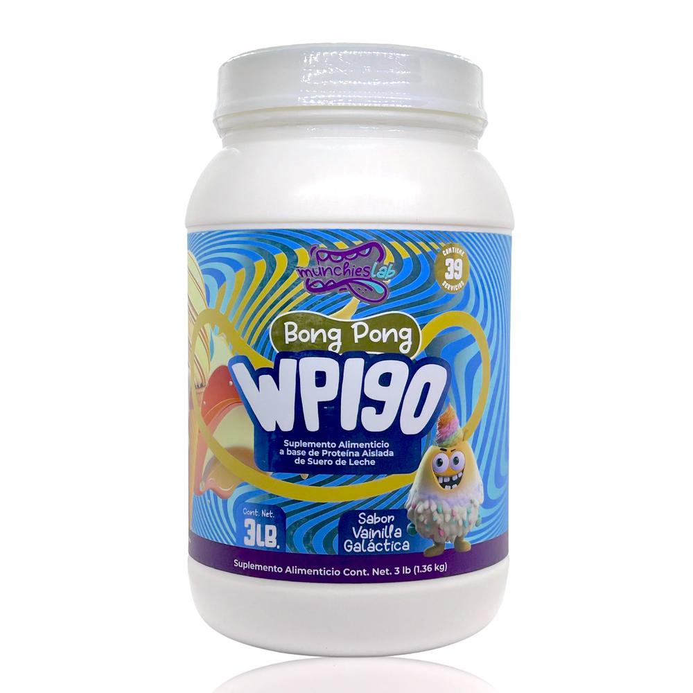 Foto 2 pulgar | Suplemento Alimenticio Munchies Lab Proteína Bong Pong Wpigo Suero de Leche 1.36 Kg