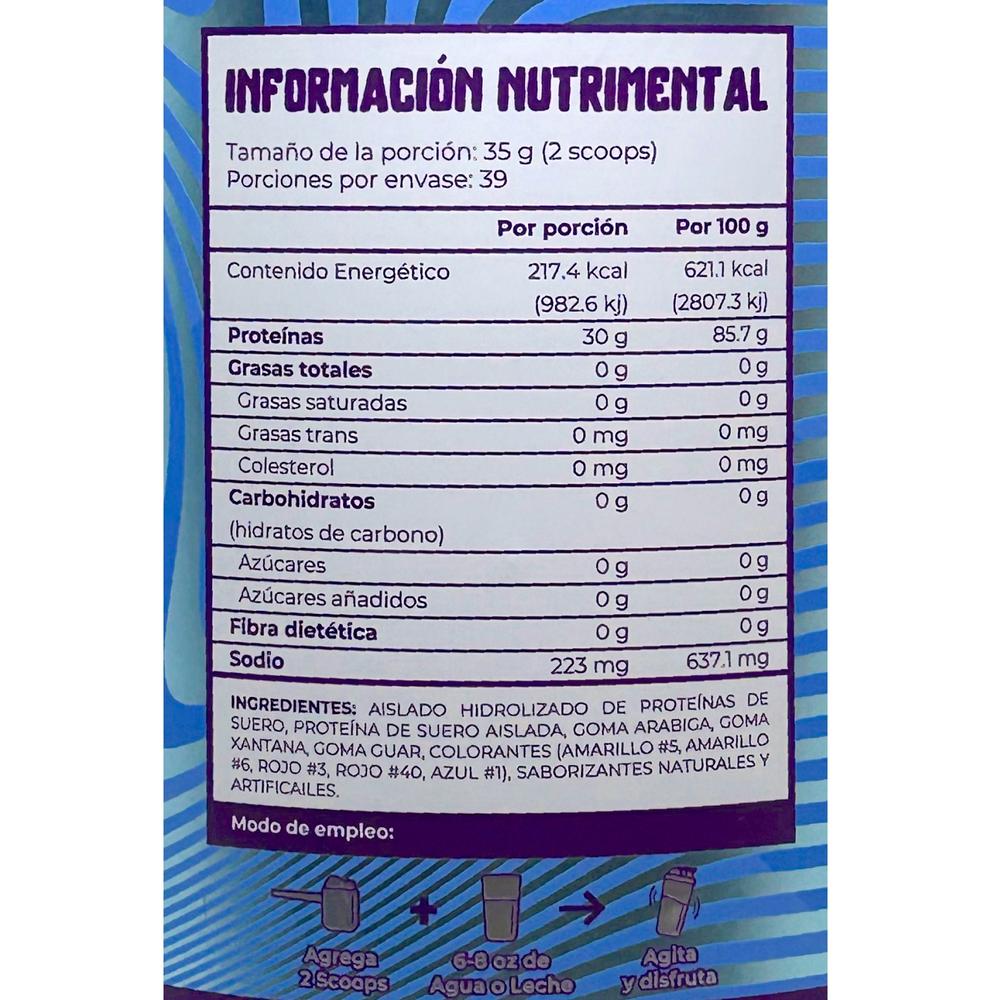 Foto 3 pulgar | Suplemento Alimenticio Munchies Lab Proteína Bong Pong Wpigo Suero de Leche 1.36 Kg