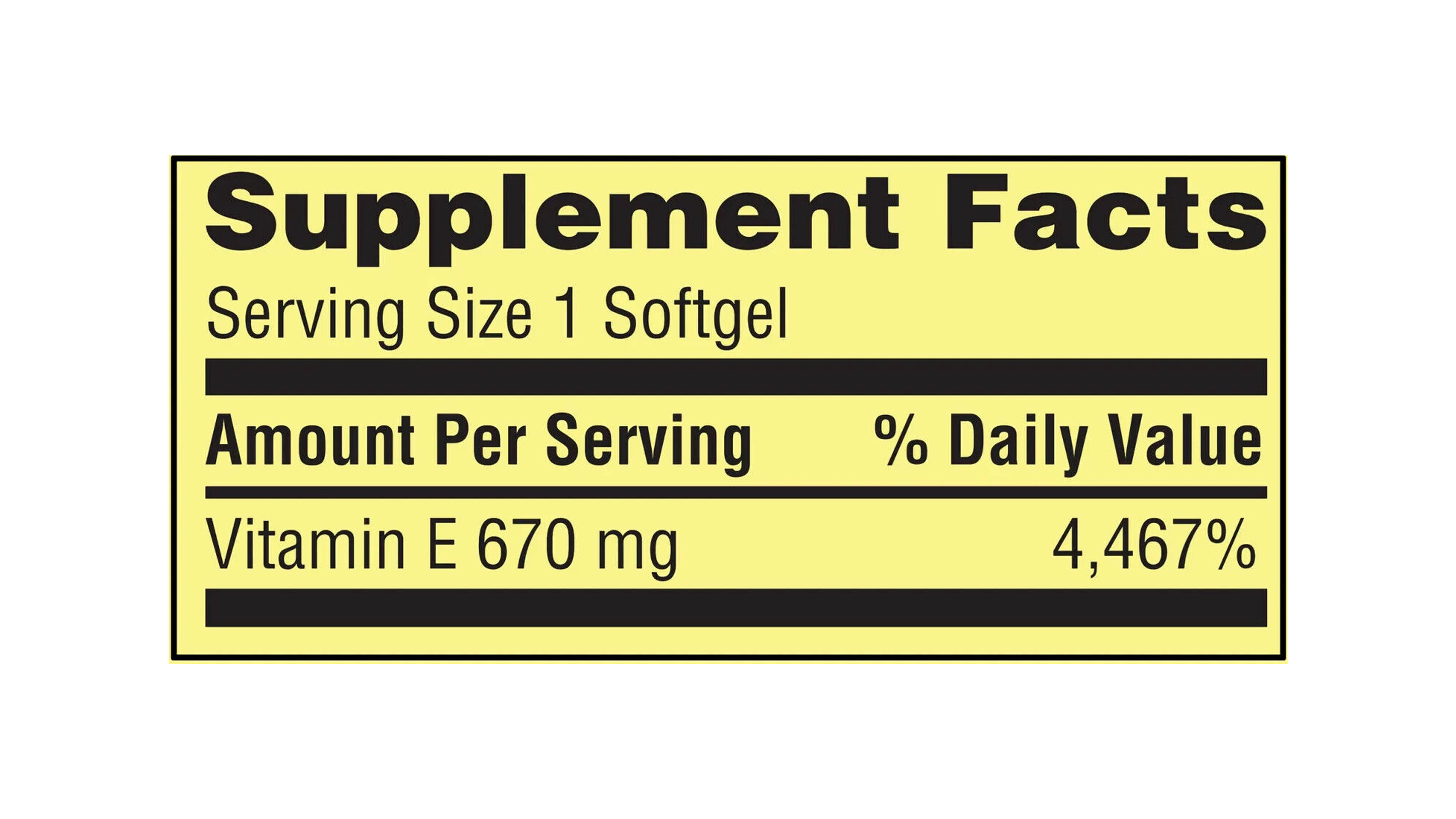 Foto 3 pulgar | Vitamina E D-alpha Spring Valley Extra Fuerte 670 Mg 1000 Iu 60 Capsulas