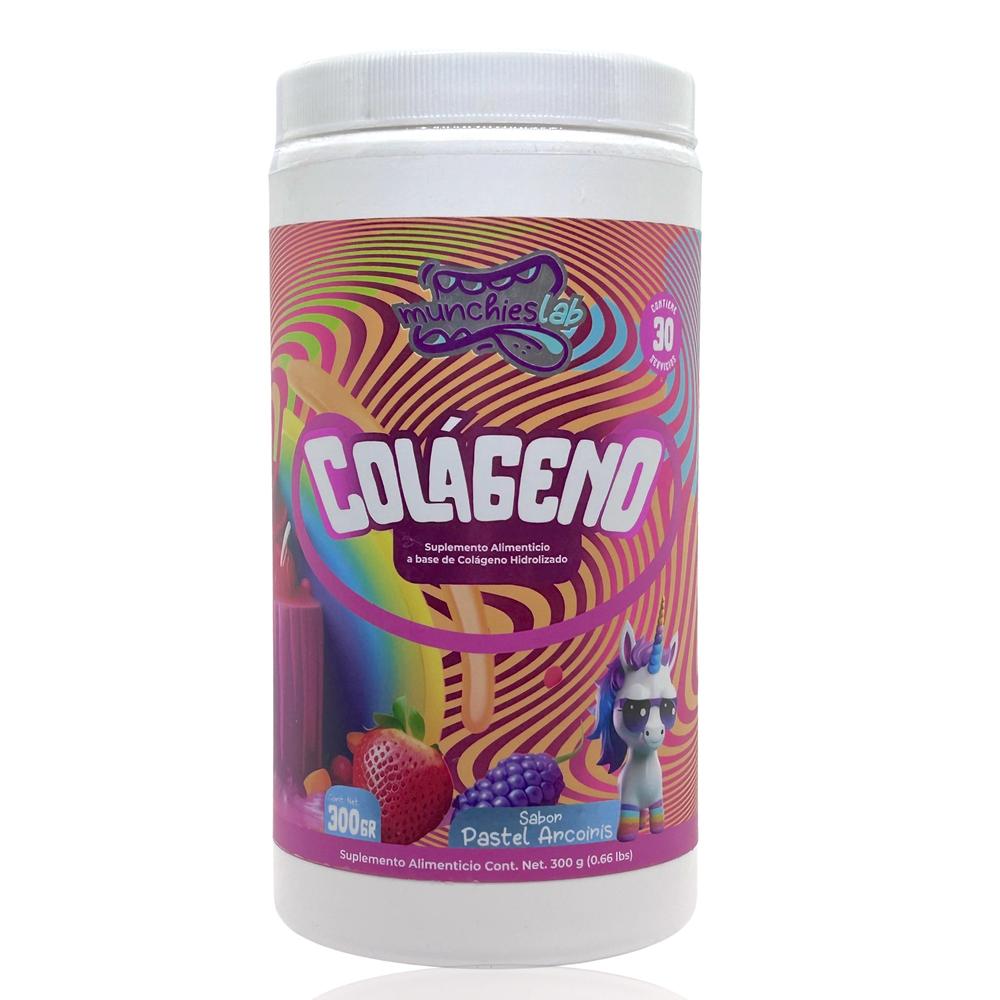Foto 1 | Colágeno Hidrolizado Munchies Lab Pastel Arcoíris 300 Gr