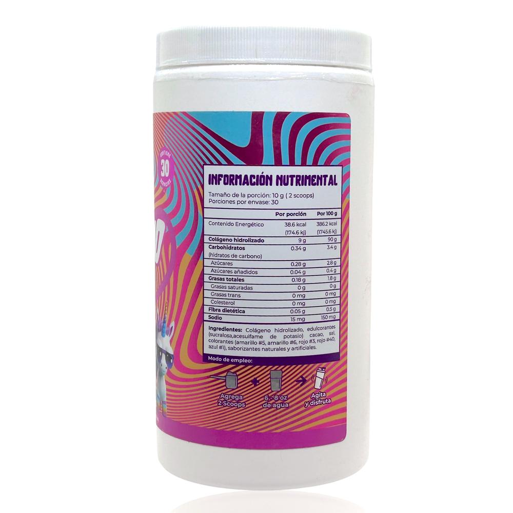 Foto 4 pulgar | Colágeno Hidrolizado Munchies Lab Pastel Arcoíris 300 Gr