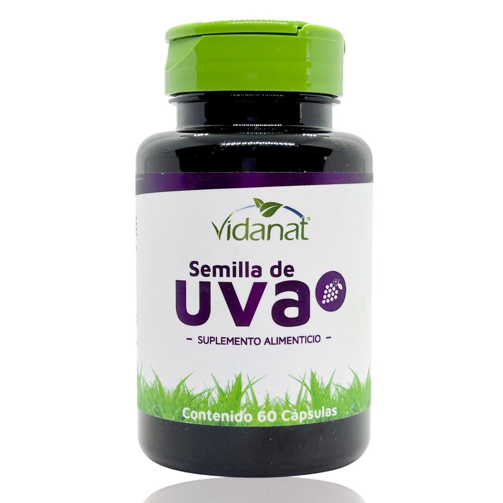 Suplemento Alimenticio Vidanat Semilla de Uva 60 Cápsulas