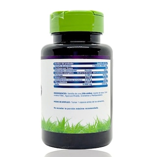Foto 3 | Suplemento Alimenticio Vidanat Semilla de Uva 60 Cápsulas